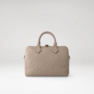 Speedy 25 - Monogram Empreinte Leather in Turtledove